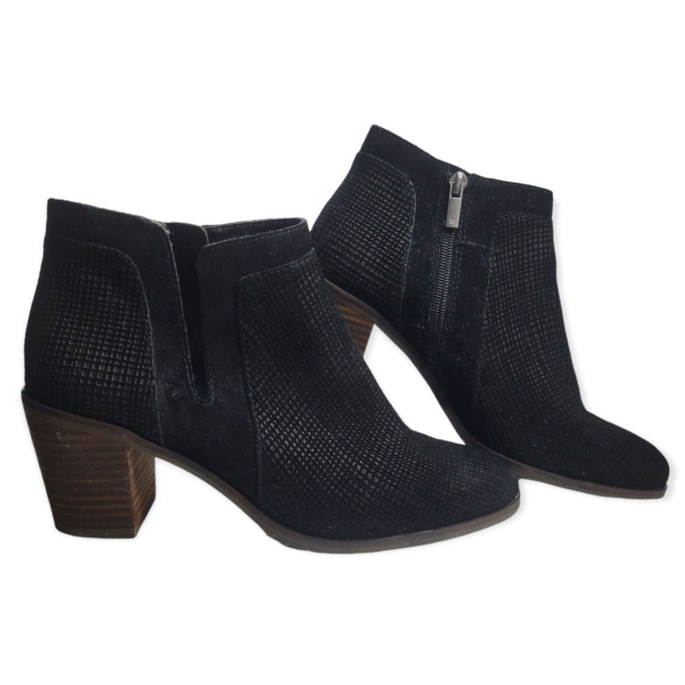 Lucky Brand Suede Leather‎ Ankle Cutout Bootie Size 10